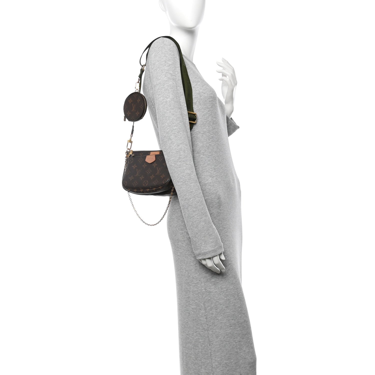 Louis Vuitton Monogram Multi Pochette Accessories Kaki 2 of 14