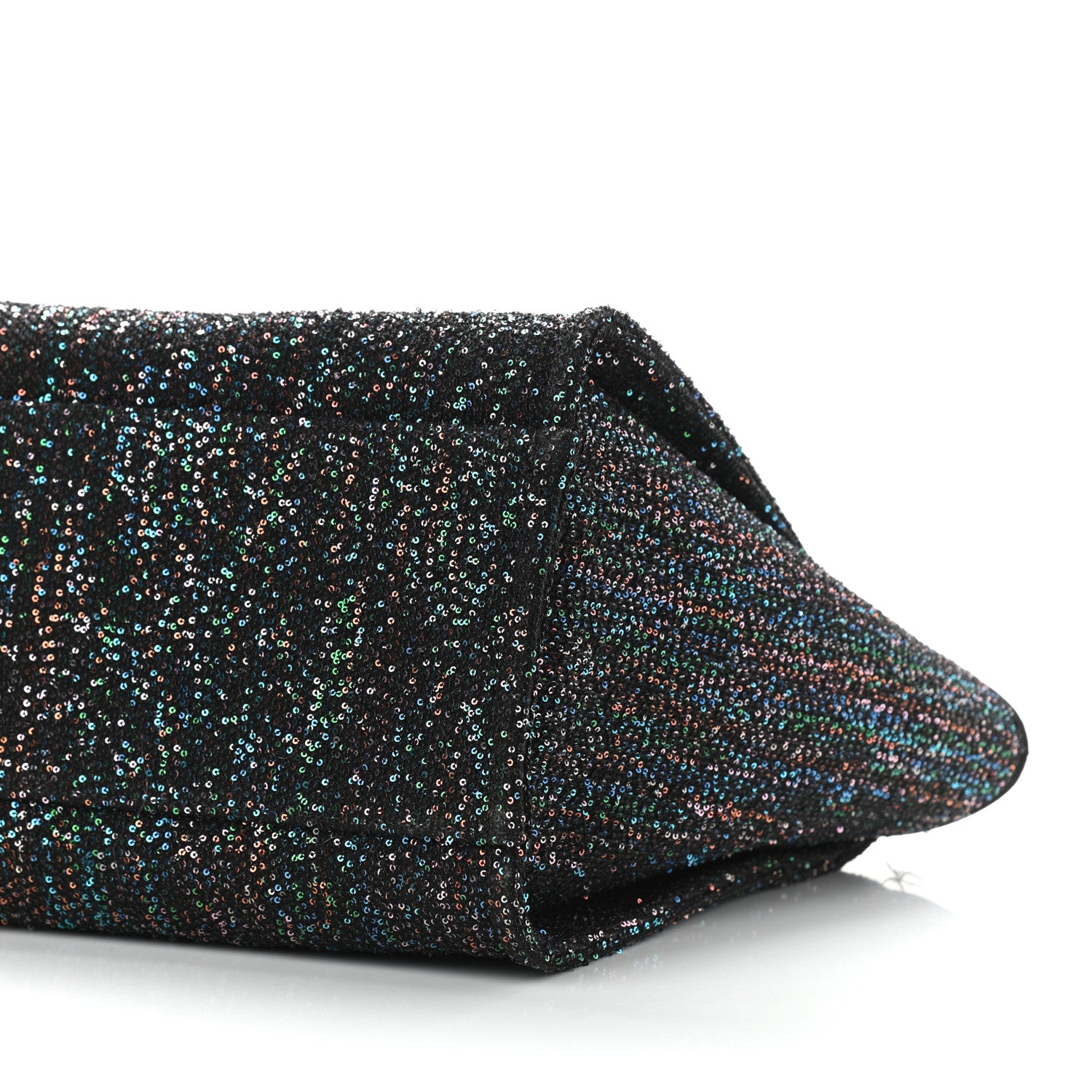 Chanel Calfskin Sequin Medium Deauville Tote Black 10 of 11