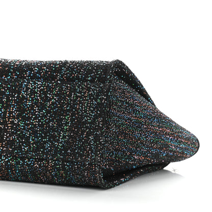 Chanel Calfskin Sequin Medium Deauville Tote Black 10 of 11