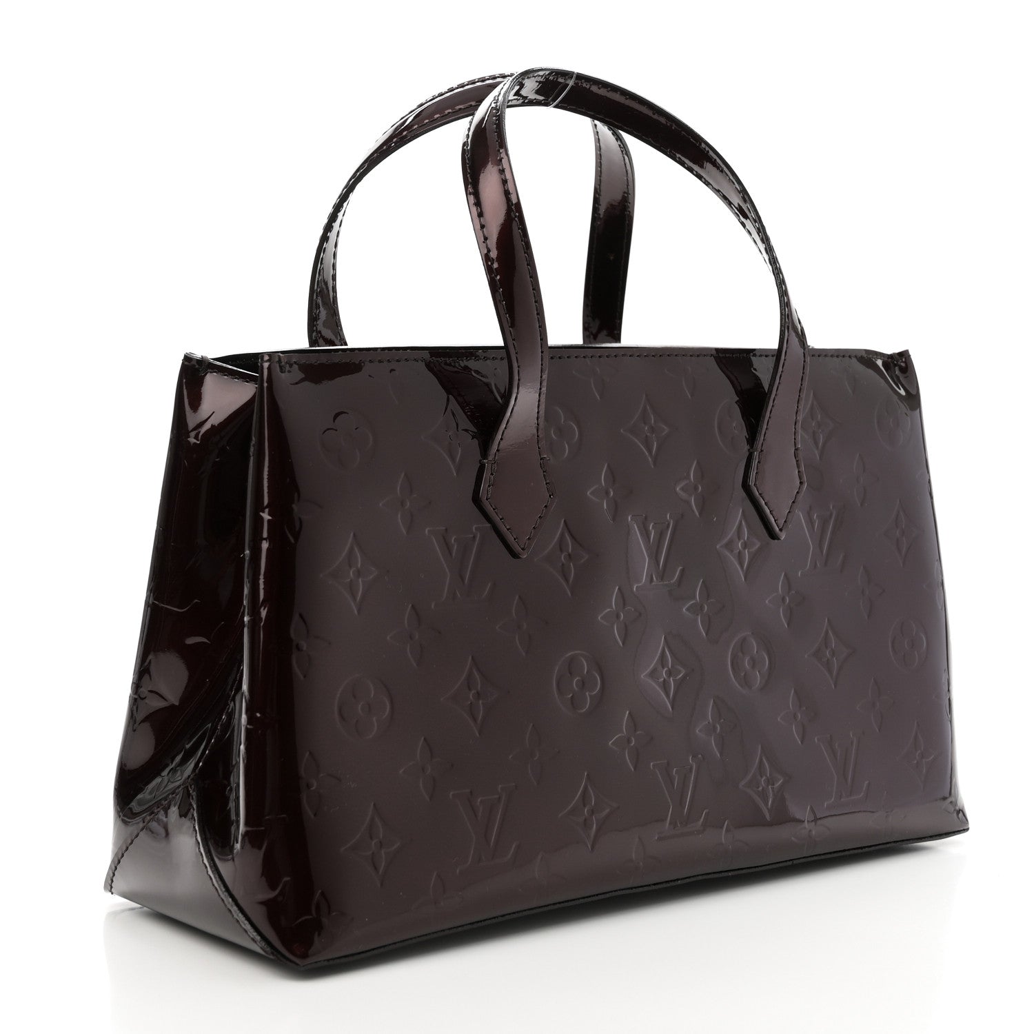 Louis Vuitton Vernis Wilshire PM Amarante 3 of 10