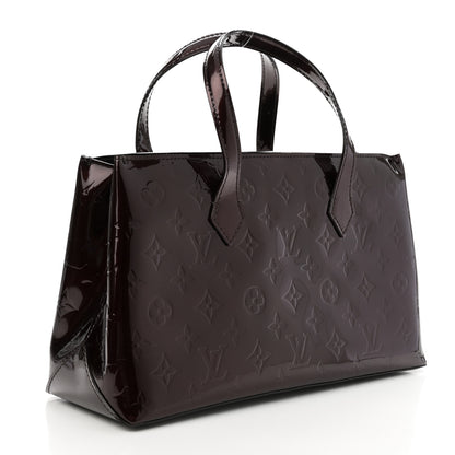 Louis Vuitton Vernis Wilshire PM Amarante 3 of 10