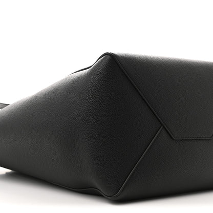 Celine Soft Grained Calfskin Medium Belt Cabas Phantom Black 9 of 10