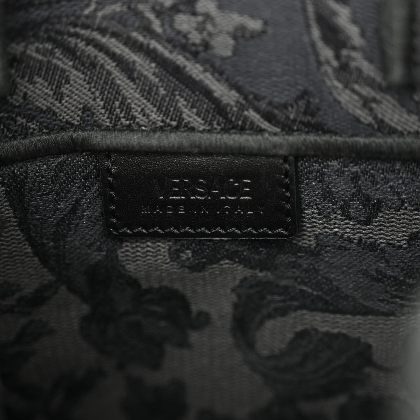 Jacquard Barocco Mini Athena Tote Black