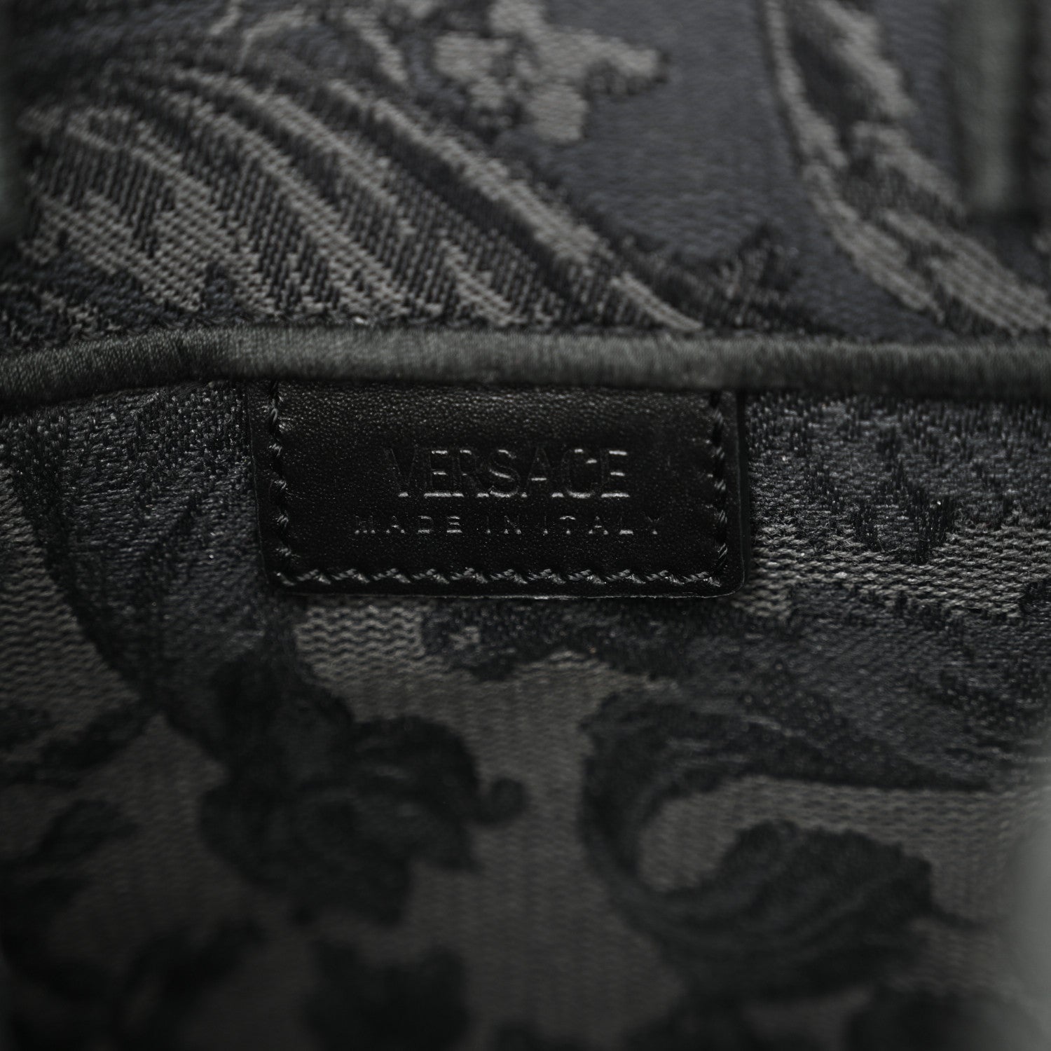 Versace Jacquard Barocco Mini Athena Tote Black 6 of 13
