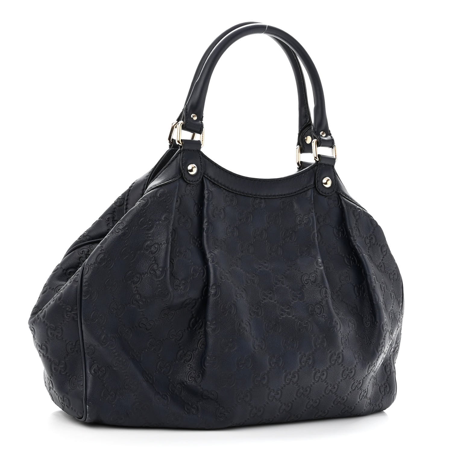 Gucci Guccissima Medium Sukey Navy 3 of 10