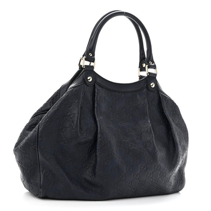 Gucci Guccissima Medium Sukey Navy 3 of 10