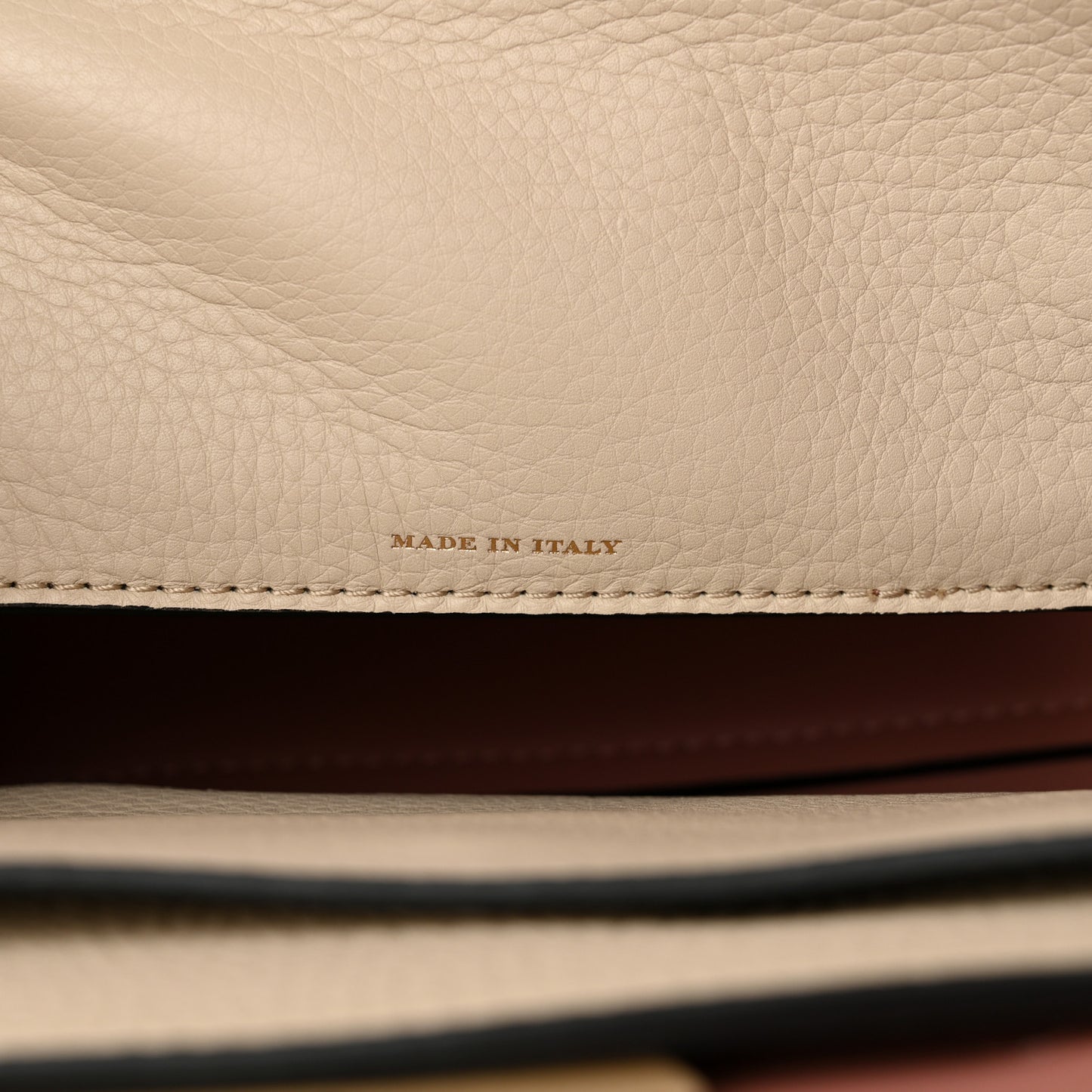 Marais Calfskin Small Belt Bag Limestone Dusty Rose