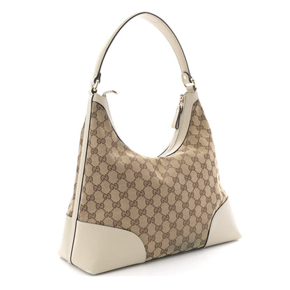 Gucci Monogram Medium Lovely Heart Hobo Off White 5 of 21