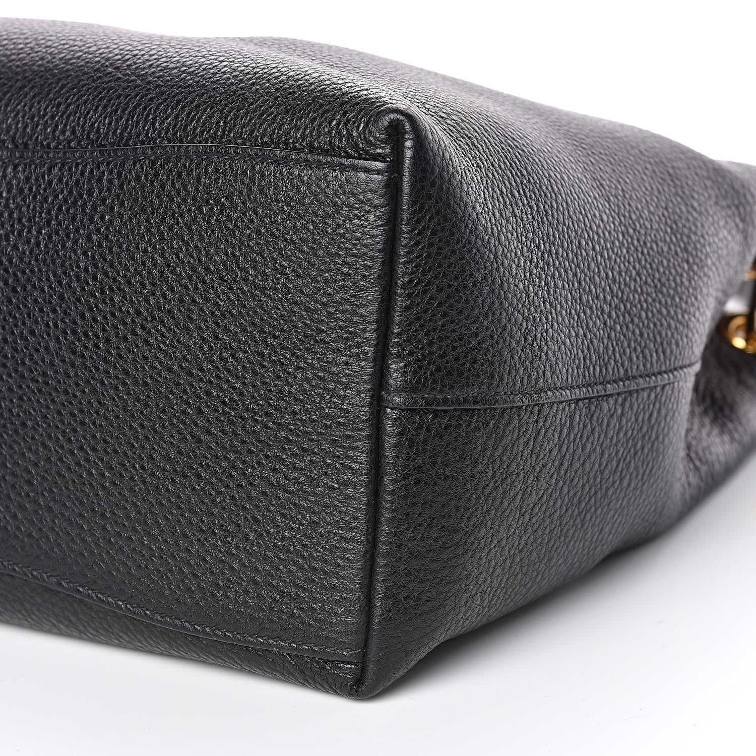 Prada Vitello Phenix Embossed Logo Hobo Black 9 of 10