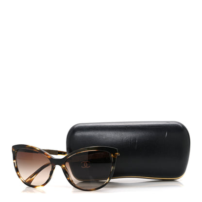 Chanel Crystal Baguette Cat Eye Bijou Sunglasses 5307-B Tortoise 8 of 8