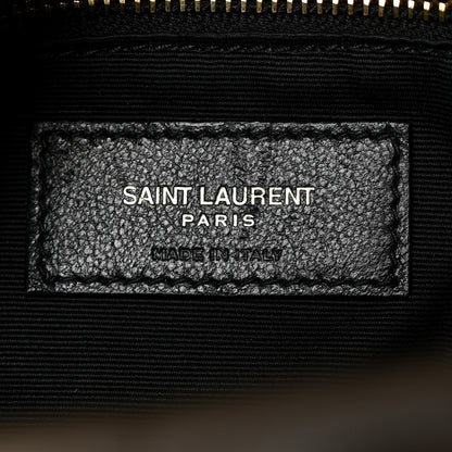 Saint Laurent Lambskin Quilted Small Loulou Puffer Monogram Chain Satchel Dark Ganache 6 of 10