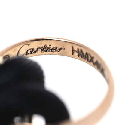 Cartier 18K Pink Yellow White Gold Trinity Adjustable Cord Bracelet Black 4 of 6