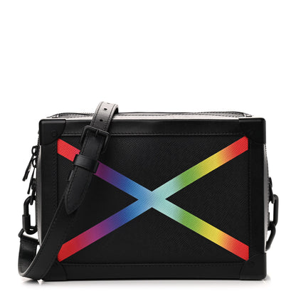 Louis Vuitton Taiga Rainbow Soft Trunk Black 1 of 8