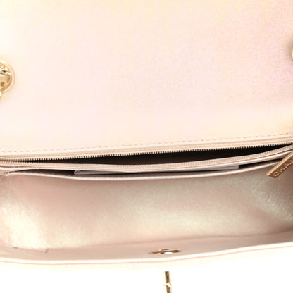Chanel Iridescent Lambskin Quilted Mini Rectangular Flap Ivory 5 of 11