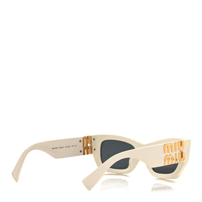 Miu Miu Acetate Rectangle Sunglasses SMU09W White 4 of 7