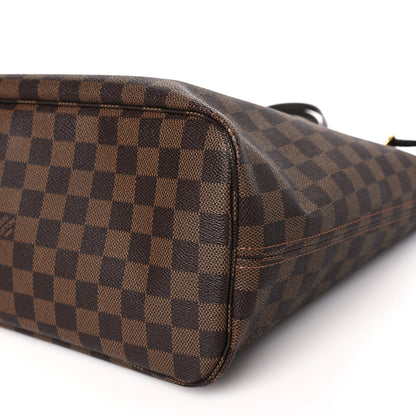 Louis Vuitton Damier Ebene Neo Neverfull MM Rose Ballerine 9 of 10