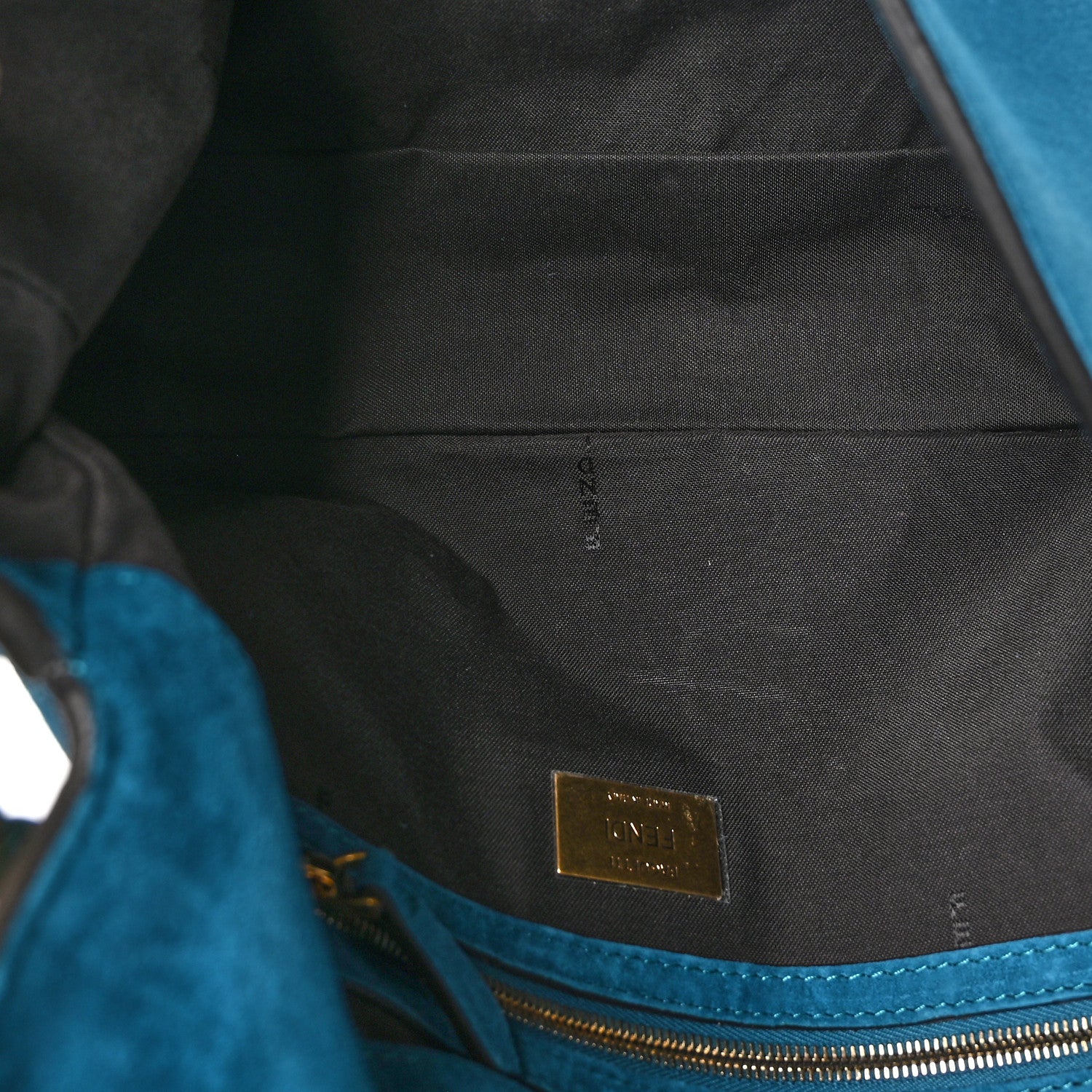 Fendi Chamois Large Baguette Ottanio 5 of 10