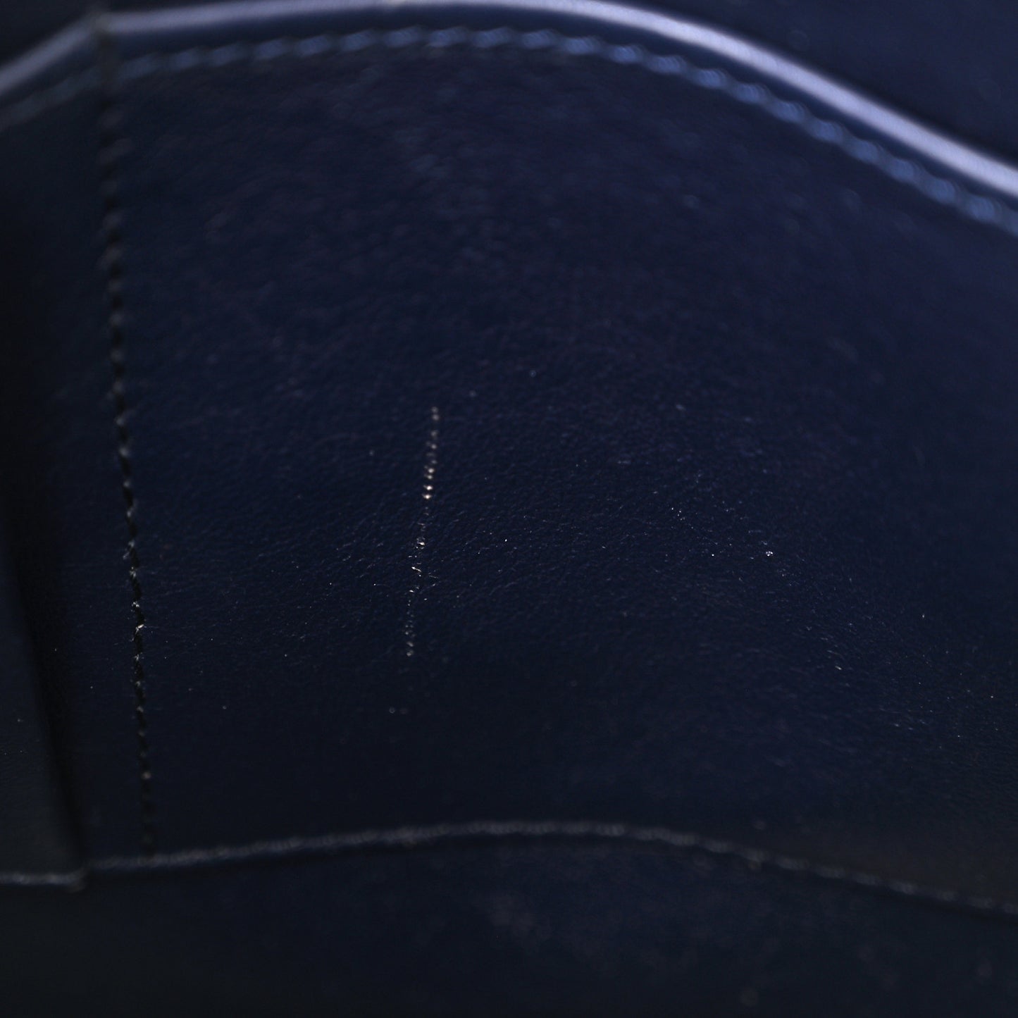 Smooth Calfskin Micro Luggage Navy Blue