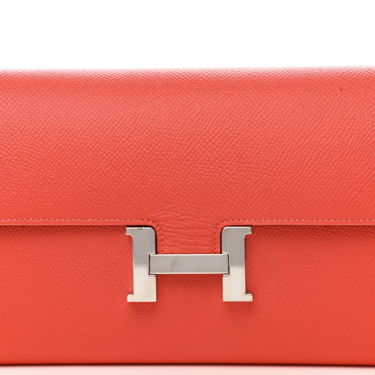 Hermes Epsom Constance Long Wallet Rose Jaipur 8 of 10