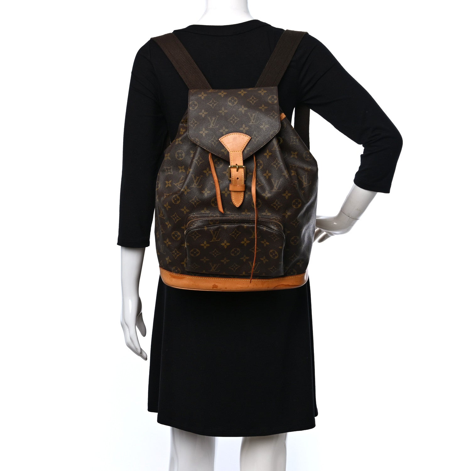 Louis Vuitton Monogram Montsouris GM Backpack 2 of 9