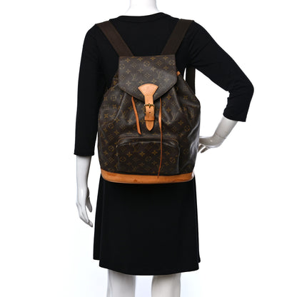 Louis Vuitton Monogram Montsouris GM Backpack 2 of 9