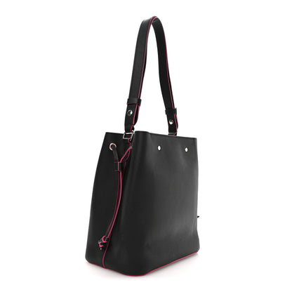 Louis Vuitton Calfskin Lockme Bucket Black 3 of 10