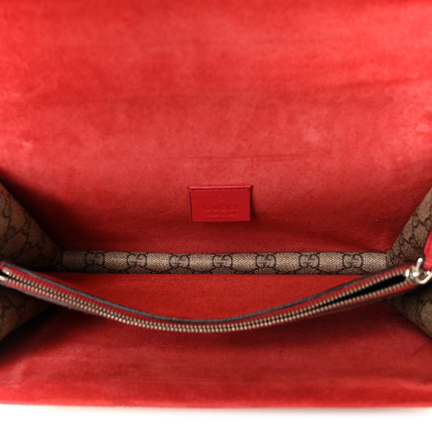 Gucci GG Supreme Monogram Small Dionysus Shoulder Bag Red 5 of 14