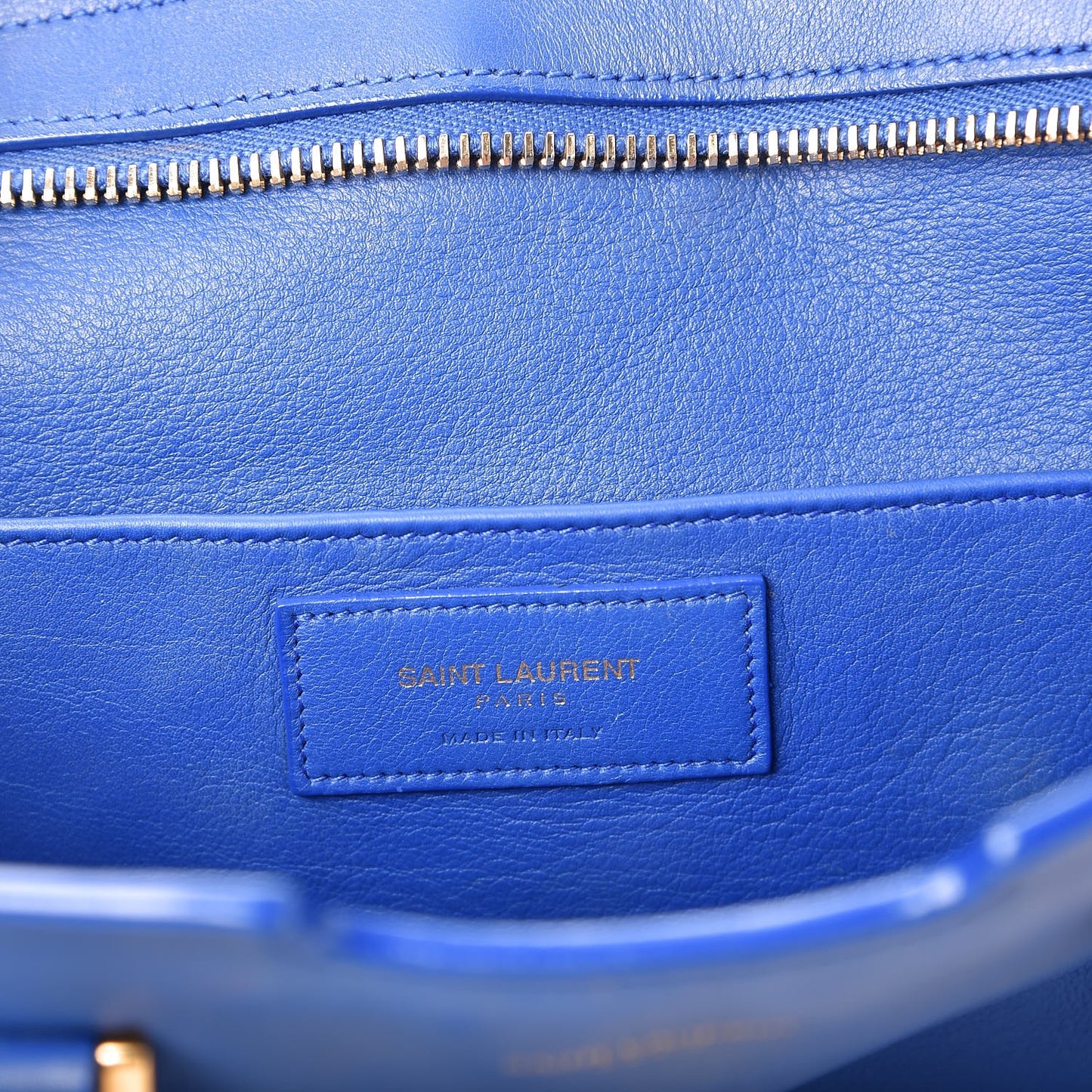 Calfskin Monogram Baby Cabas Blue Majorelle