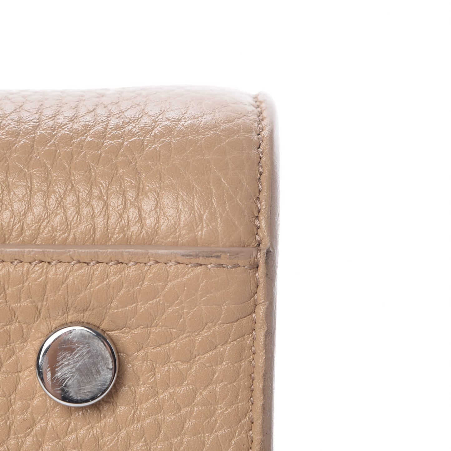 Grained Calfskin Small Sac De Jour Nude Powder