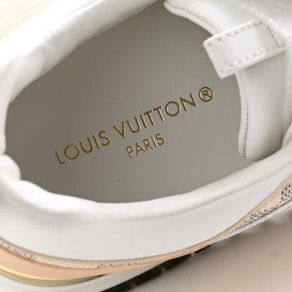 Louis Vuitton Calfskin Damier Azur Run Away Sneakers 39.5 White 6 of 9