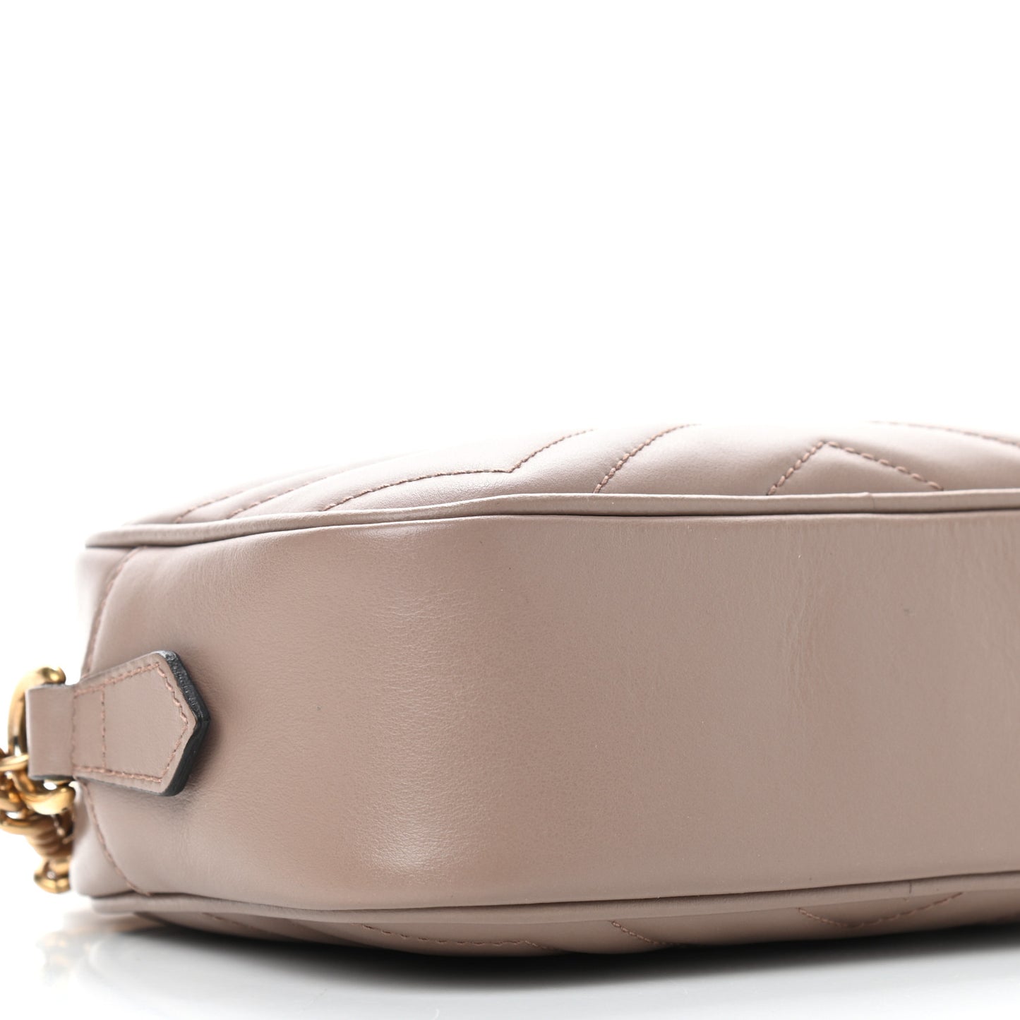 Calfskin Matelasse Mini GG Marmont Chain Shoulder Bag Porcelain Rose