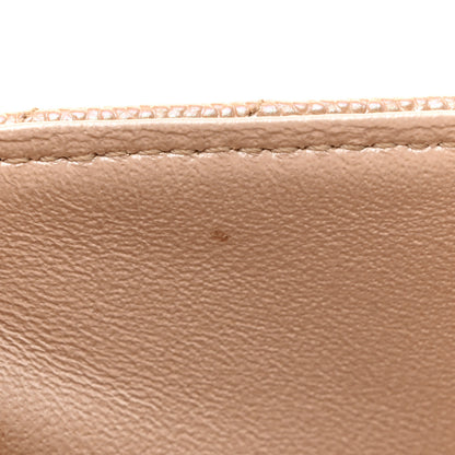 Chanel Iridescent Caviar Chevron Quilted Mini Rectangular Flap Light Gold 11 of 12