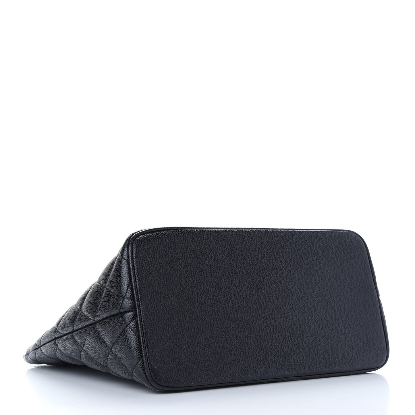 Caviar Quilted Medallion Tote Black