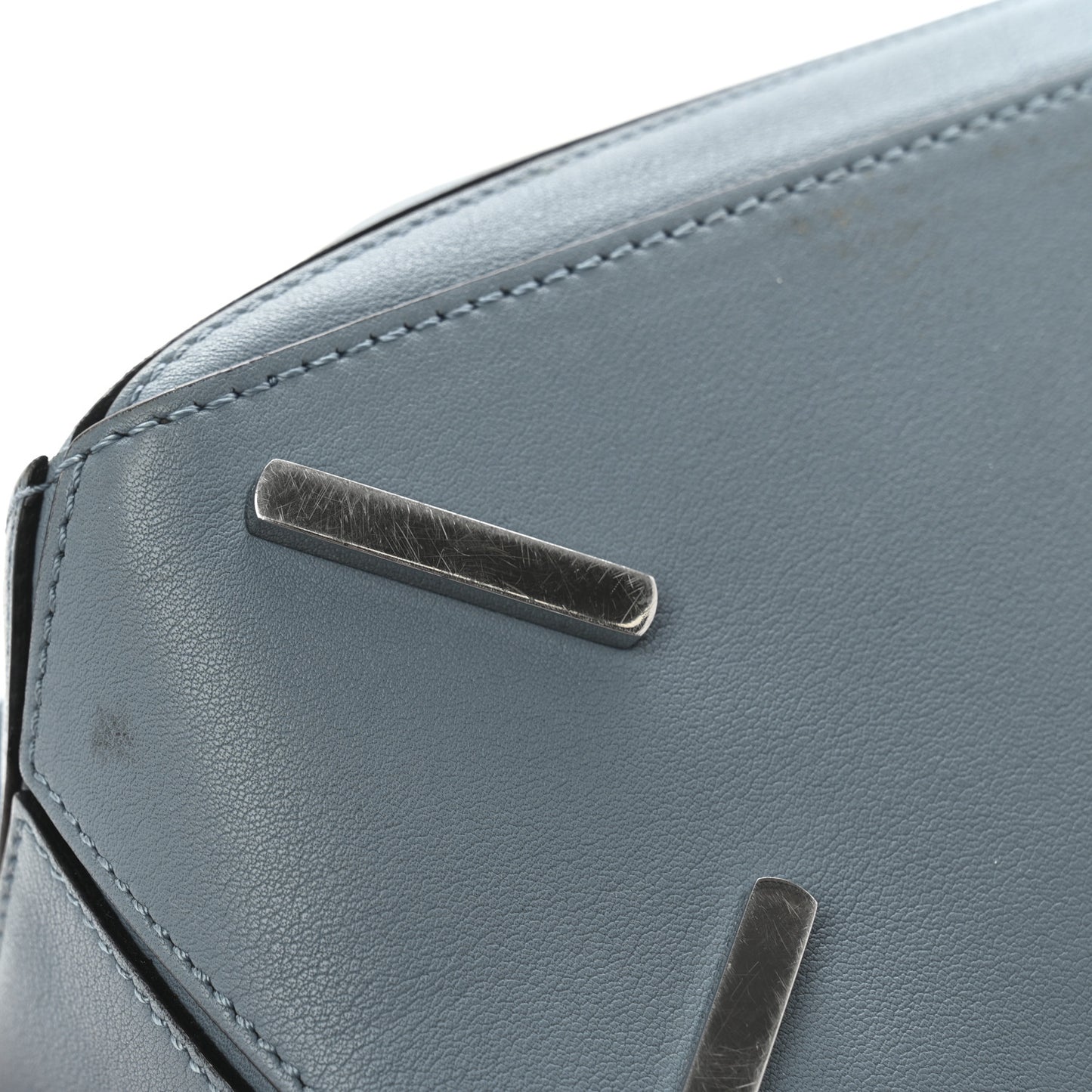 Calfskin Small Puzzle Bag Stone Blue