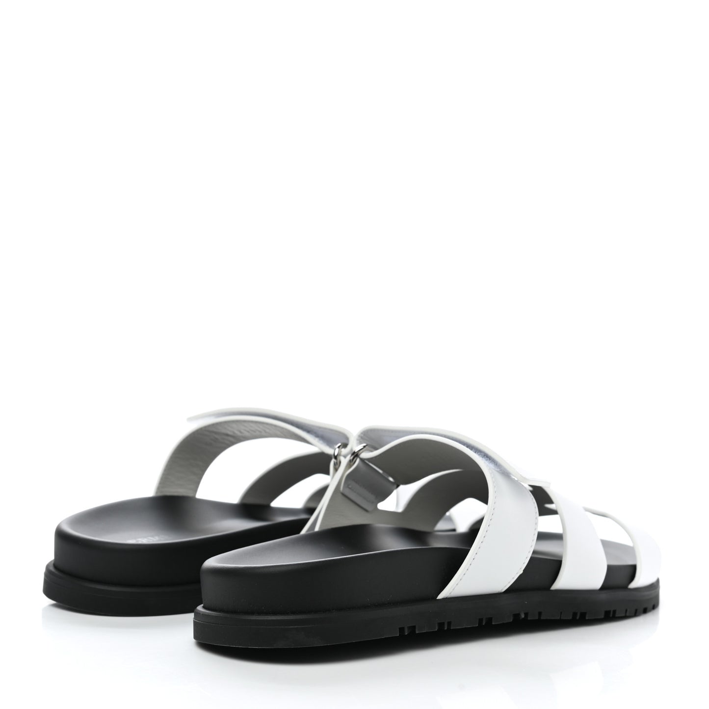 Calfskin Womens Chypre Sandals 39.5 White