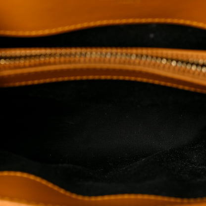 Saint Laurent Calfskin Y Quilted Monogram Small Loulou Chain Satchel Cheddar 5 of 8