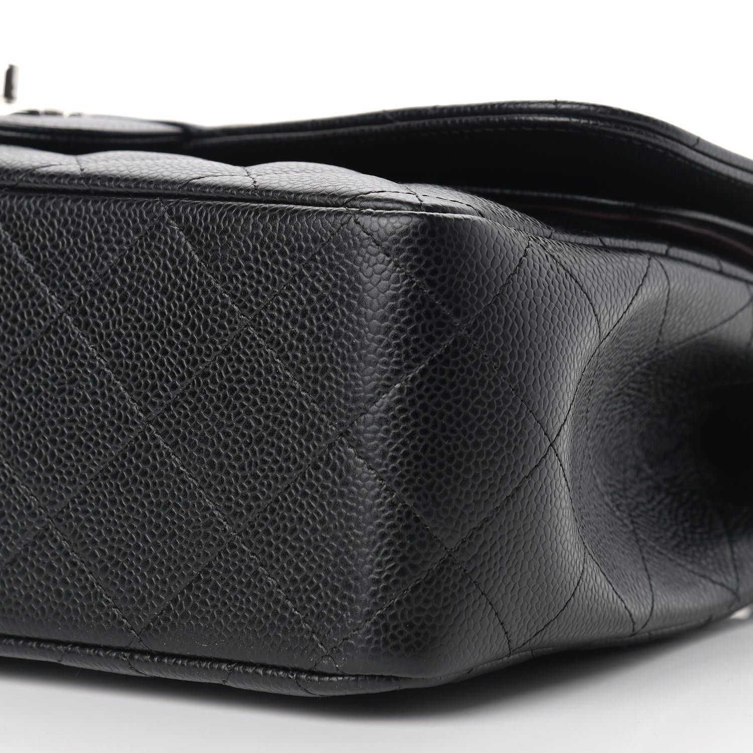 Chanel Caviar Quilted Jumbo Double Flap Black 9 of 9