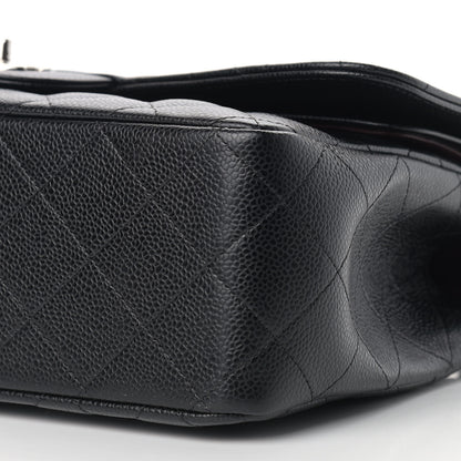 Chanel Caviar Quilted Jumbo Double Flap Black 9 of 9