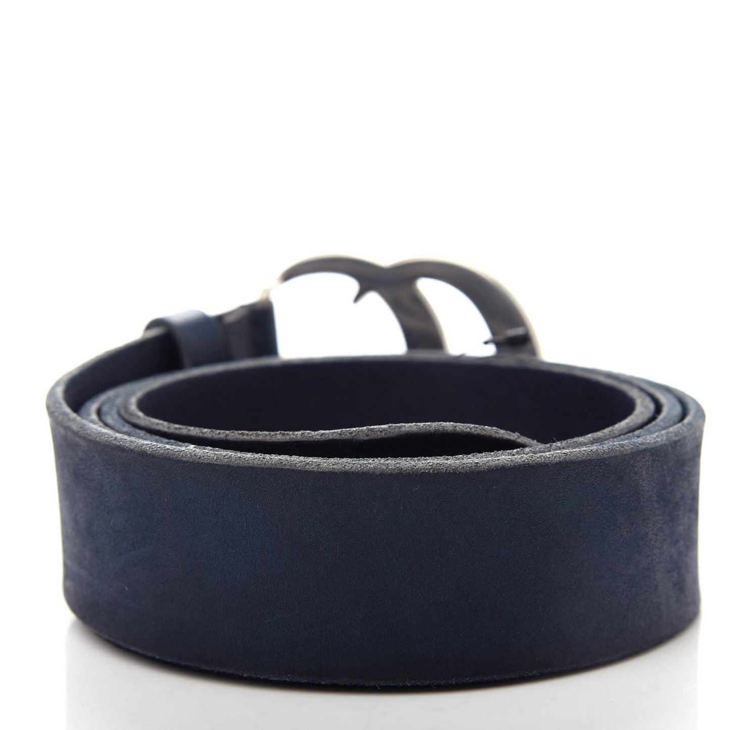Cuoio Toscano Nickel Double Double G 40mm Belt 110 44 Blue