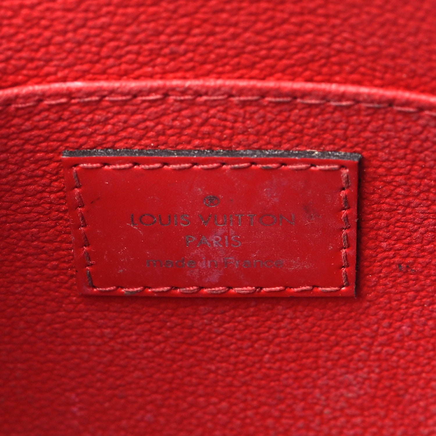 Louis Vuitton Epi Cosmetic Pouch Rouge 6 of 8