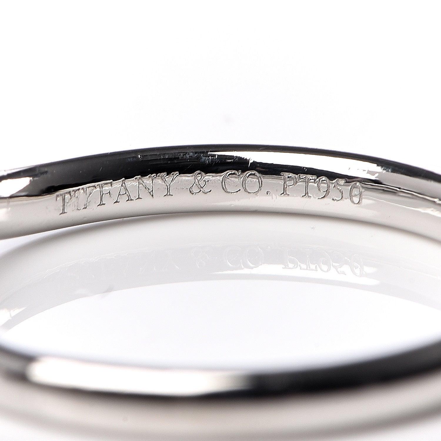 Tiffany Platinum Diamond Elsa Peretti Curved Wedding Band Ring 49 5 6 of 7