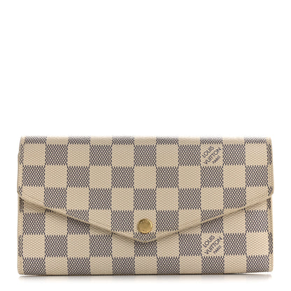 Louis Vuitton Damier Azur Sarah Wallet NM 1 of 14