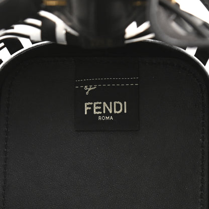 Fendi TPU FF Vitello Grace F is Fendi Mini Mon Tresor Bucket Bag Black 6 of 11