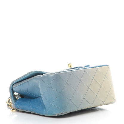 Chanel Lambskin Degrade Quilted Mini Square Flap Light Blue 4 of 16