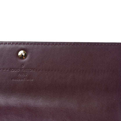 Louis Vuitton Vernis Sarah Wallet Rouge Fauviste 8 of 9