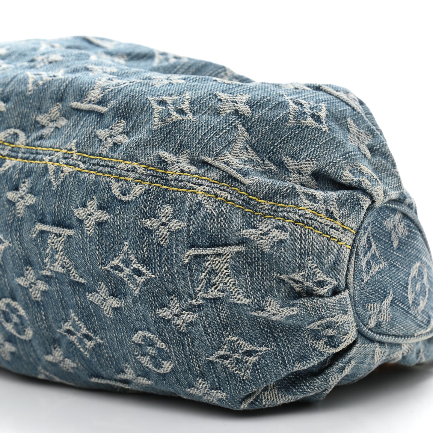 Monogram Denim Pleaty Blue
