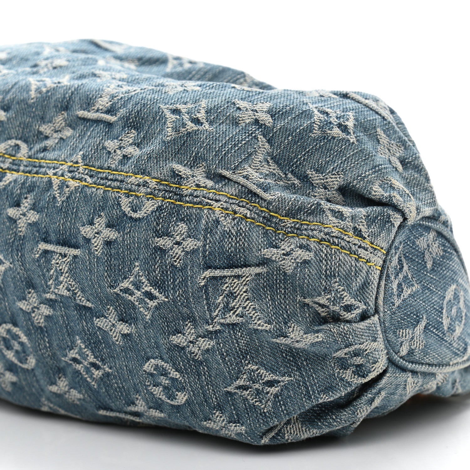 Louis Vuitton Monogram Denim Pleaty Blue 10 of 12