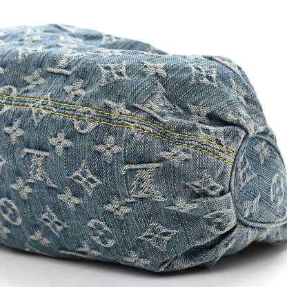 Louis Vuitton Monogram Denim Pleaty Blue 10 of 12