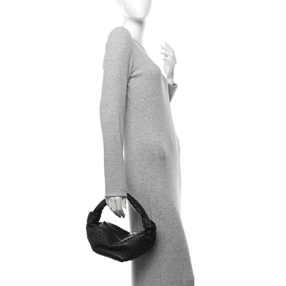 Bottega Veneta Nappa Strass Mini Double Knot Bag Fondant 2 of 9