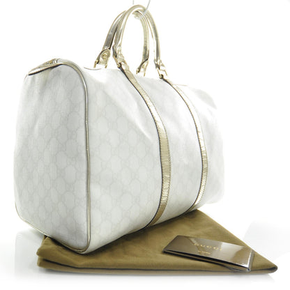 Gucci Monogram Large Joy Boston White 4 of 10